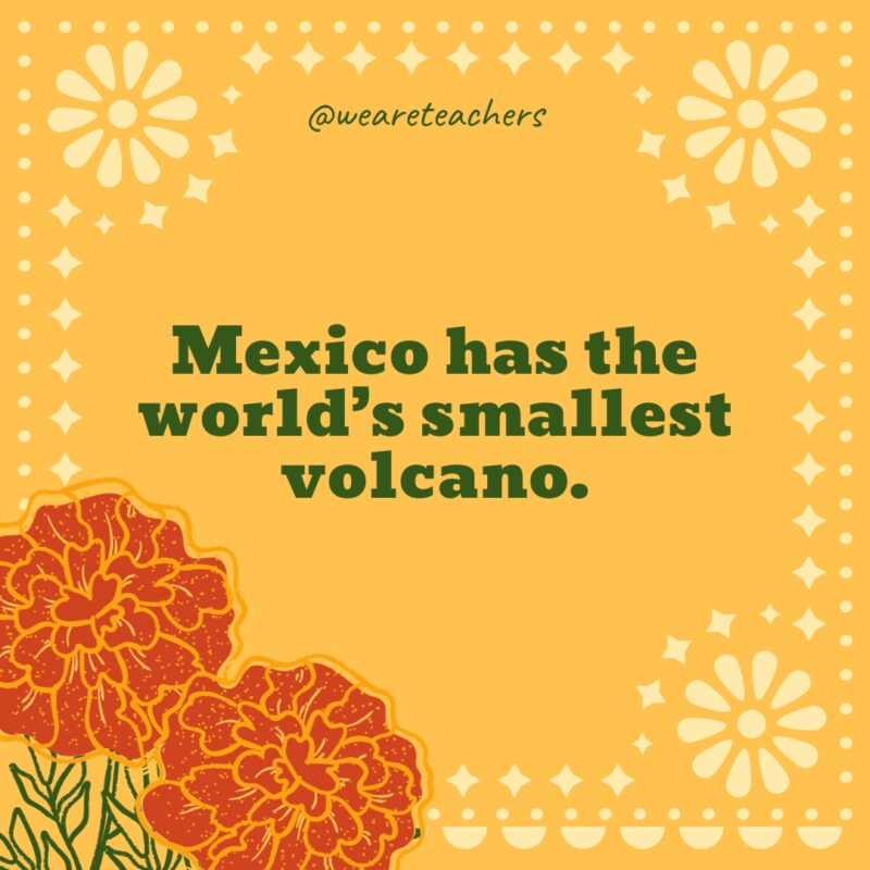 Mexico has the world’s smallest volcano. Mexico has the world’s smallest volcano.
