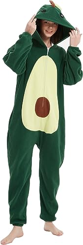 Avocado A person is wearing an avocado onesie.- book character costume