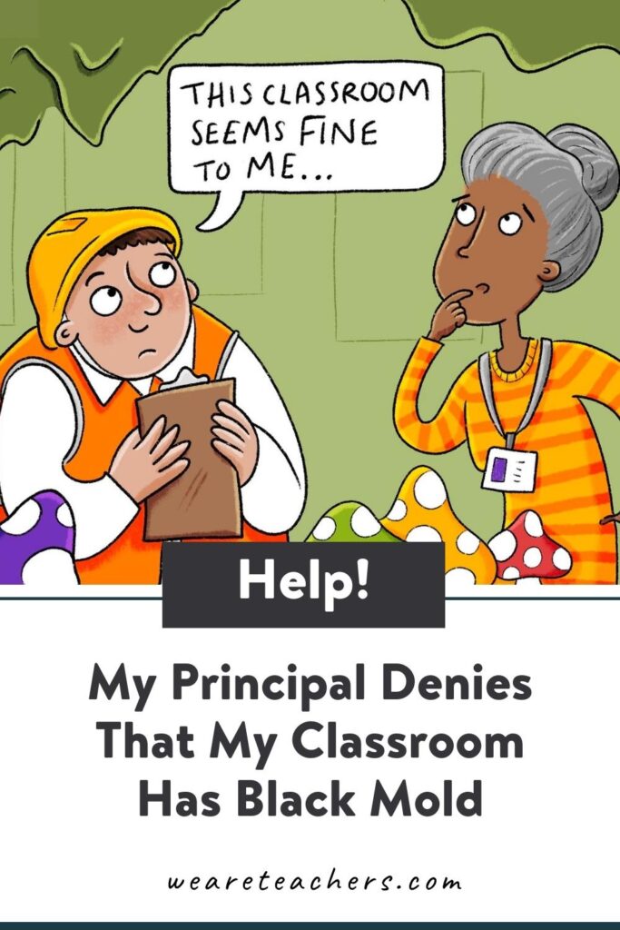 Help! My Principal Denies That My Classroom Has Black Mold This week on Ask WeAreTeachers, we cover when a classroom has black mold, when a teacher wants to change pronouns, and a YIKES moment.