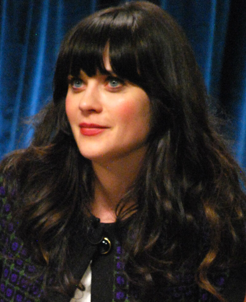 Famous People with ADHD Zooey Deschanel, one of the most famous people with adhd