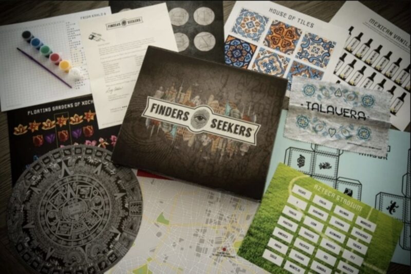 Finders Seekers Assortment of items from Finders Seekers educational subscription box