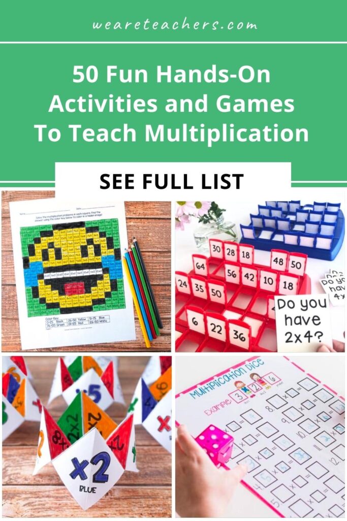 Hands-On-Multiplication Looking for unique ways to teach multiplication so kids will really understand? Try these games, activities, and other engaging ideas!