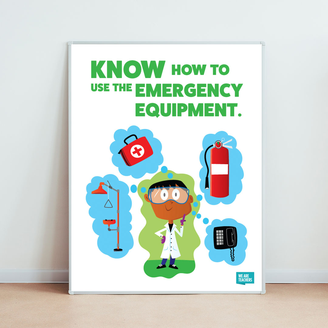 Lab Safety Rules Emergency Know where to find and how to use emergency equipment.