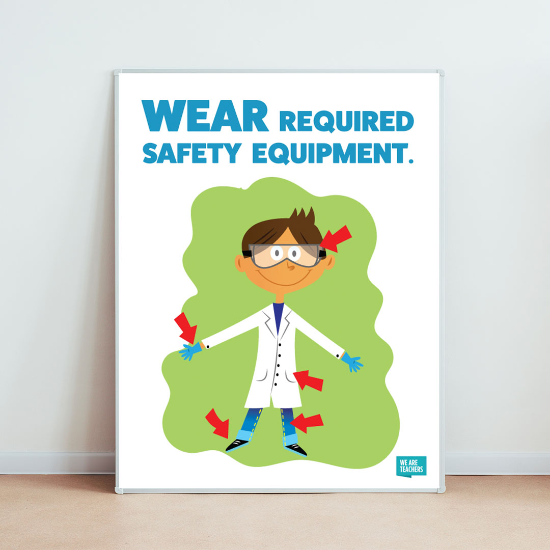 Lab Safety Rules Safey Equipment Wear required safety equipment properly at all times.