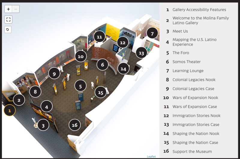 The Molina Gallery Map 3D map of the Molina Gallery