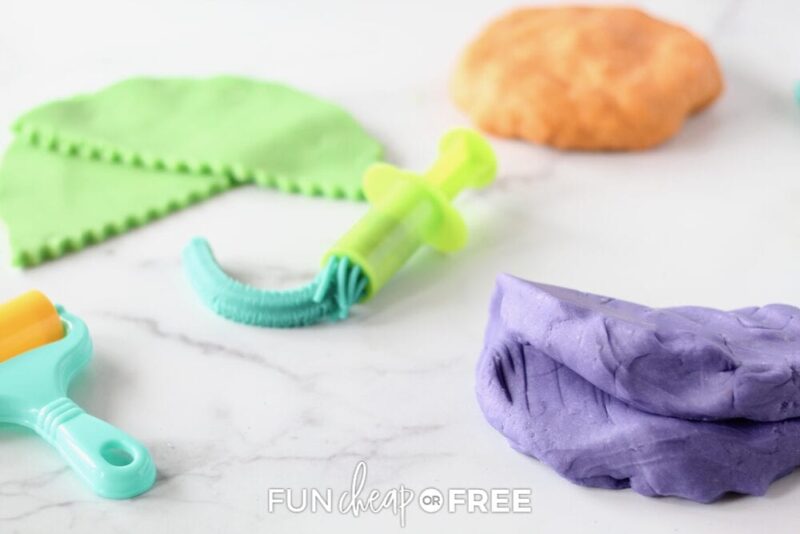 Homemade play dough