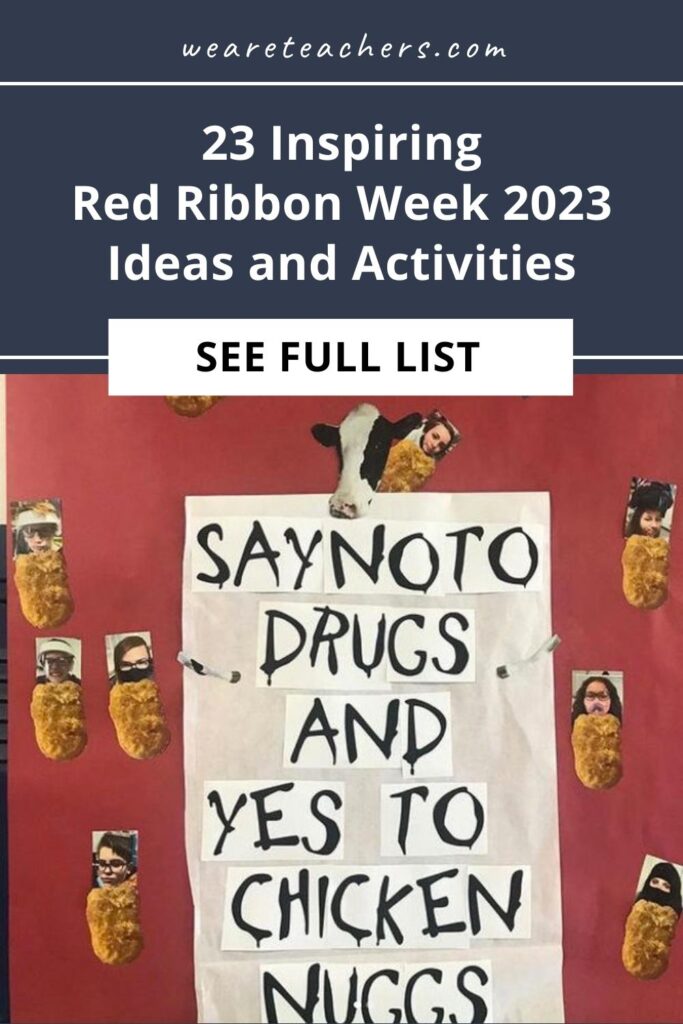 These Red Ribbon Week ideas will help you encourage students to make good choices. Coloring contests, door decor, dress-up days, and more!