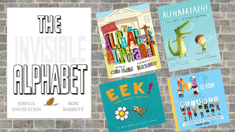 16 Fun Alphabet Books to Share With Students Five Alphabet Books for teachers to use for alphabet activities