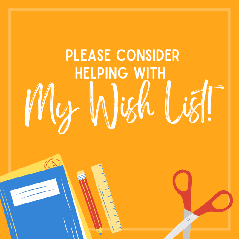 Please consider helping with my wish list!