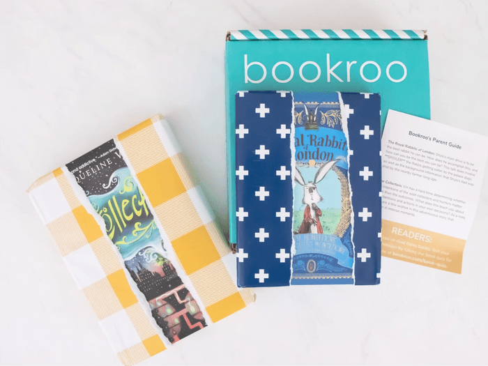 Bookroo Example of books included in Bookroo subscription