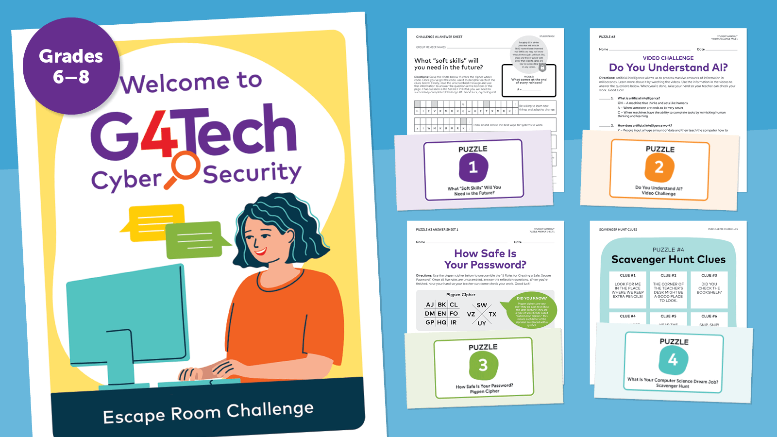 Girls4Tech Escape Room Feature Image Girls4Tech Escape Room Feature Image