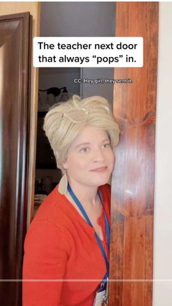 That Teacher Always Popping In Your Class? This is Her.